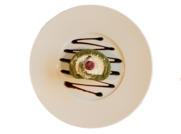 Gâteau roulé au thé vert