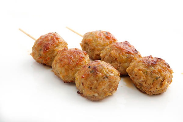 Brochettes de boulettes de poulet HALAL