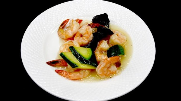95. Gamberi con verdure
