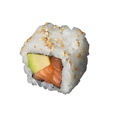 187. Uramaki Salmon Avocado 4Stk