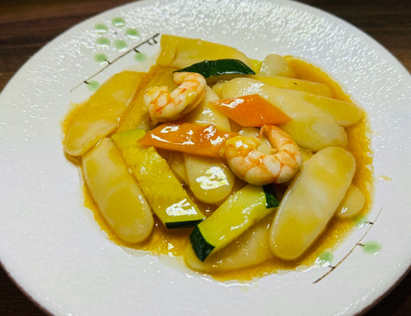 67.gnocchi di riso con gamberi