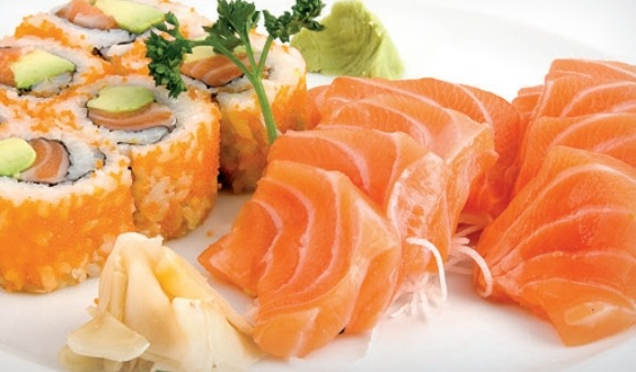 Menu K3 Tobiko Sashimi Saumon