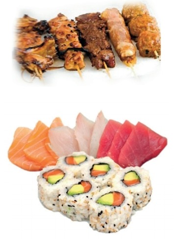 Menu H California Sashimi Brochettes