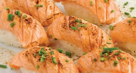 Menu Sushi brulé