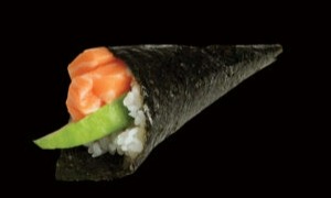 136. Temaki salmon avocado