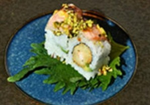 114. Uramaki ebi pistacchio