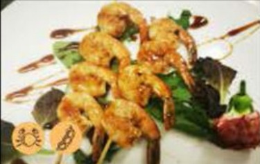 217. Spiedini di gamberi salsa teriyaki