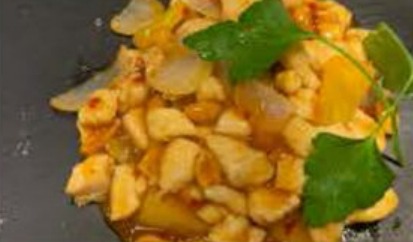 245. Pollo in salsa piccante