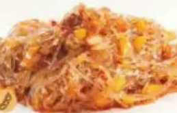 205. Spaghetti di soia con carne e verdure piccante