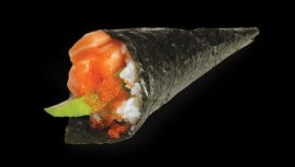 140. Temaki spicy salmon