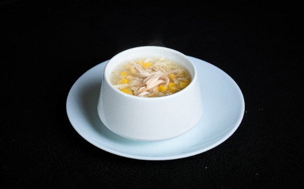 S11A. Maissuppe mit Hühnerfleisch für 1 Person