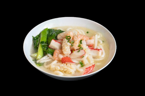 D6A. Japanische Nudel Suppe mit Meeresfrüchte