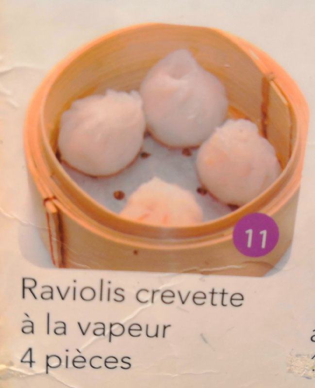 Raviolis crevettes