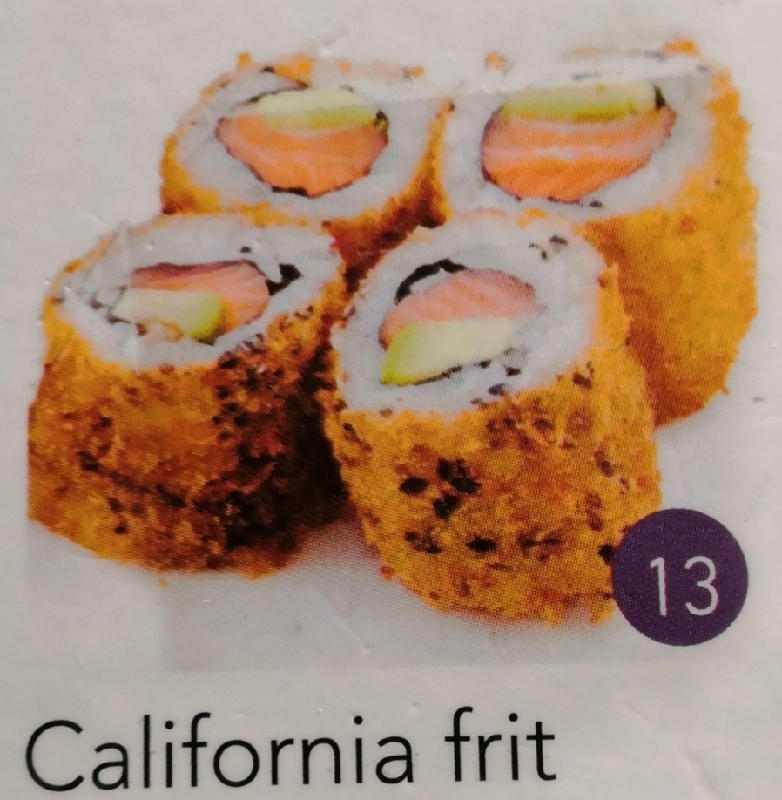 California frit ( 8 pièces) (uniquement le soir)