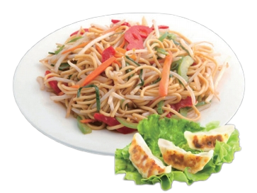 Y6 Nouilles sautées avec Gyoza