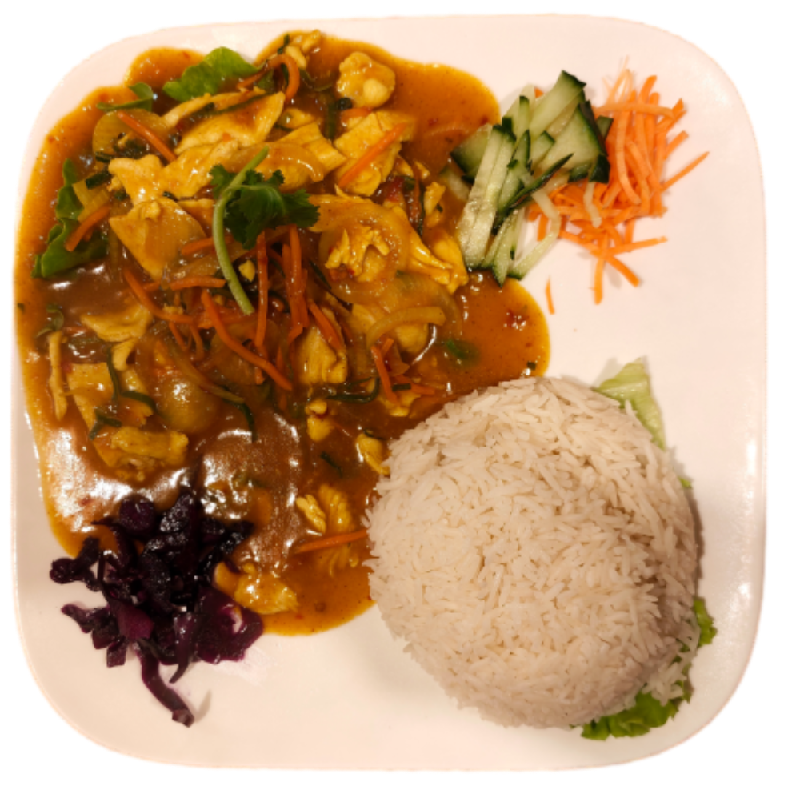 A11. Riz au poulet curry