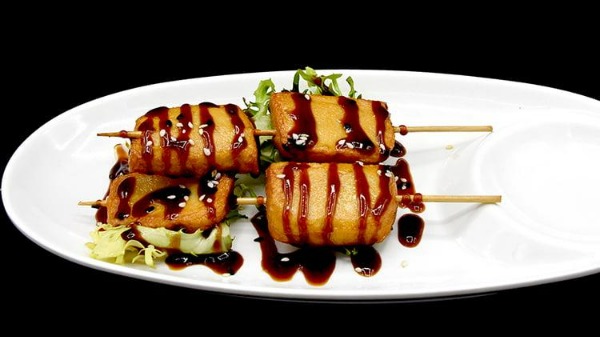 116. SPIEDINI DI PESCE TOFU