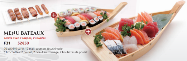 F31 MENU BATEAUX