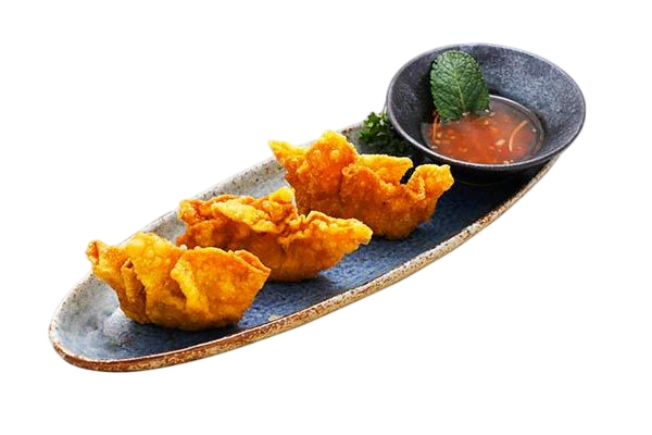 7. Long Ha Kok - Fritures de raviolis aux langoustines 3pcs