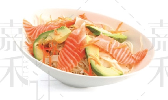 Salade de saumon cru