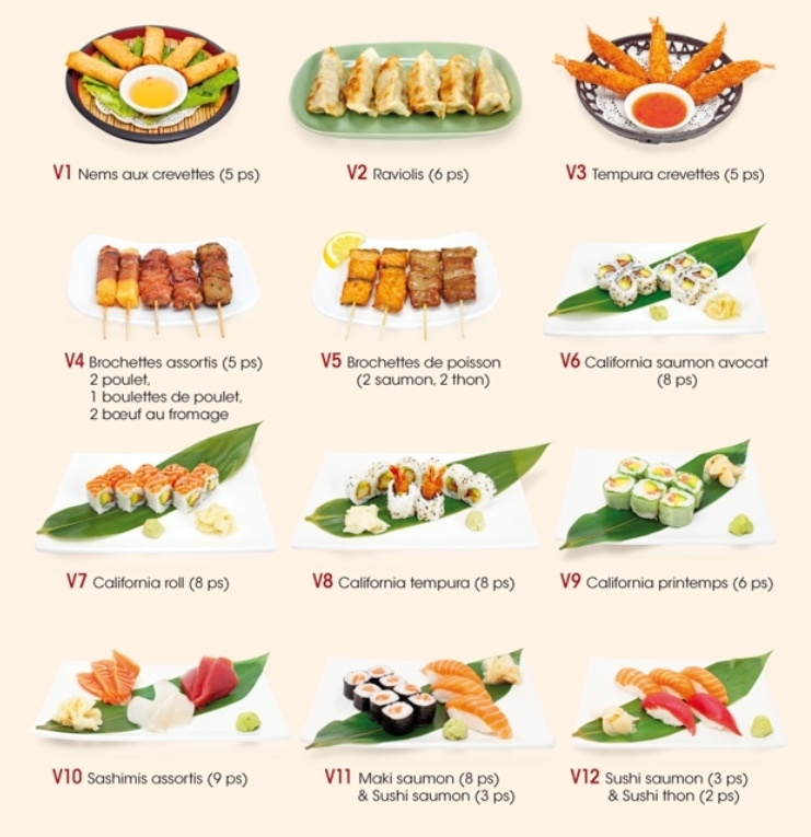 Menus Variétés