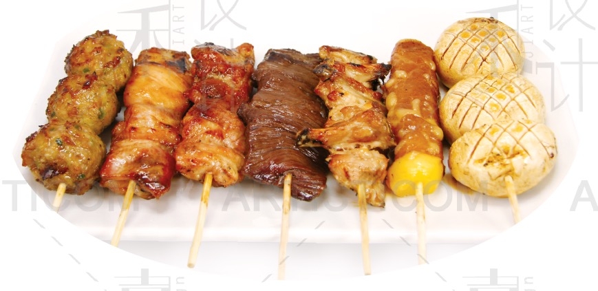 D- (7 brochettes)