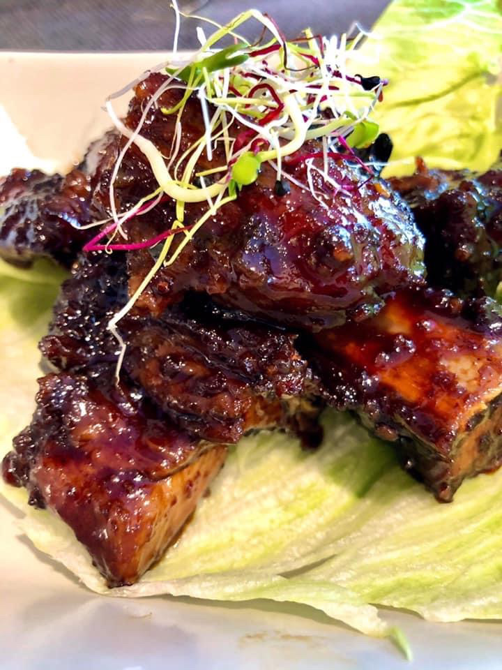 23. Côtes de porc laques à la cantonaise
