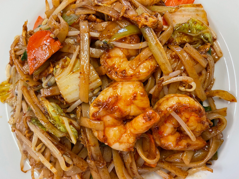 57. 👍Pates de riz sautes aux crevettes facon Malaisiemne 🌶️