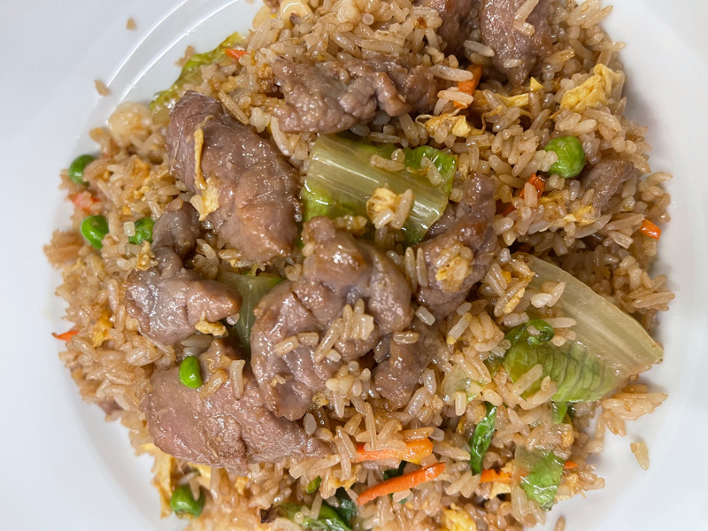 43. Riz sautés au boeuf
