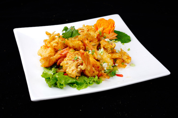 W3. Crevettes au sel et poivre W3. Salt and pepper shrimp