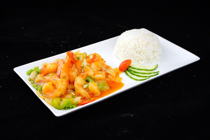F6. Crevettes piquantes F6. Spicy shrimp