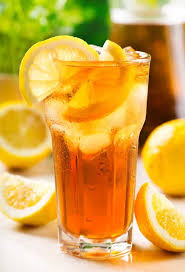 Thé jasmin glacé au citron miel