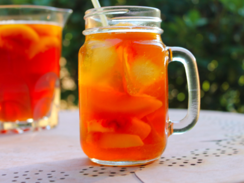 Thé au jasmin glacé
