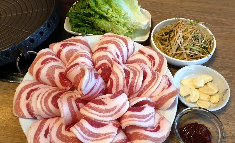 36. 삼겹살 Poitrine de porc