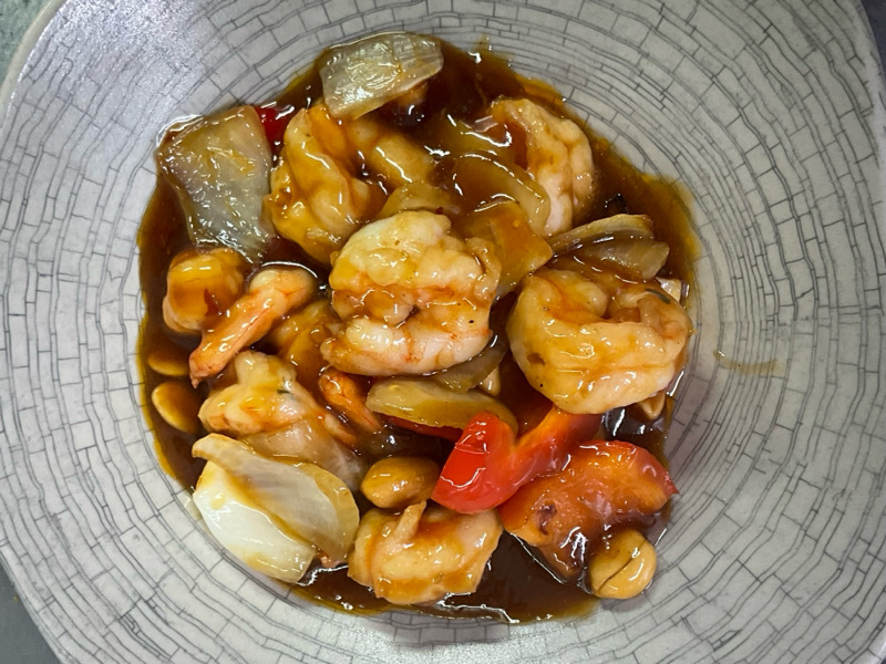 164. Gamberi in salsa piccante