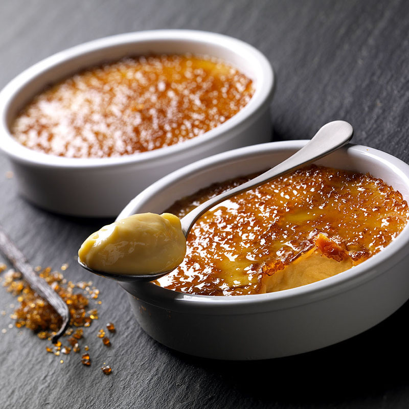 Crema catalana in coccio