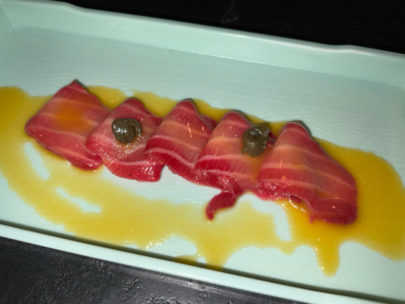214. Carpaccio salmone rosso (CENA)