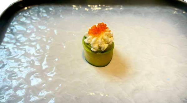 Gunkan zucchini Philadelphia