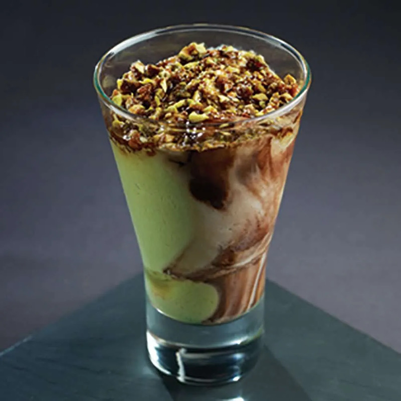 Coppa crema e pistacchio