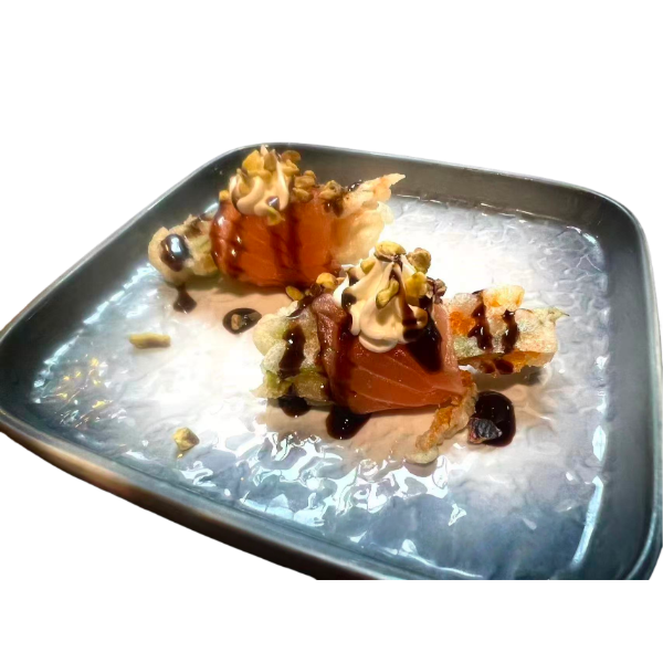 Salmone flower roll