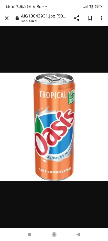 Oasis tropical 33cl