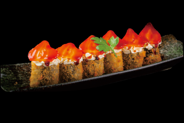 259. HOSSOMAKI FRITTO CON FRAGOLA 6PZ