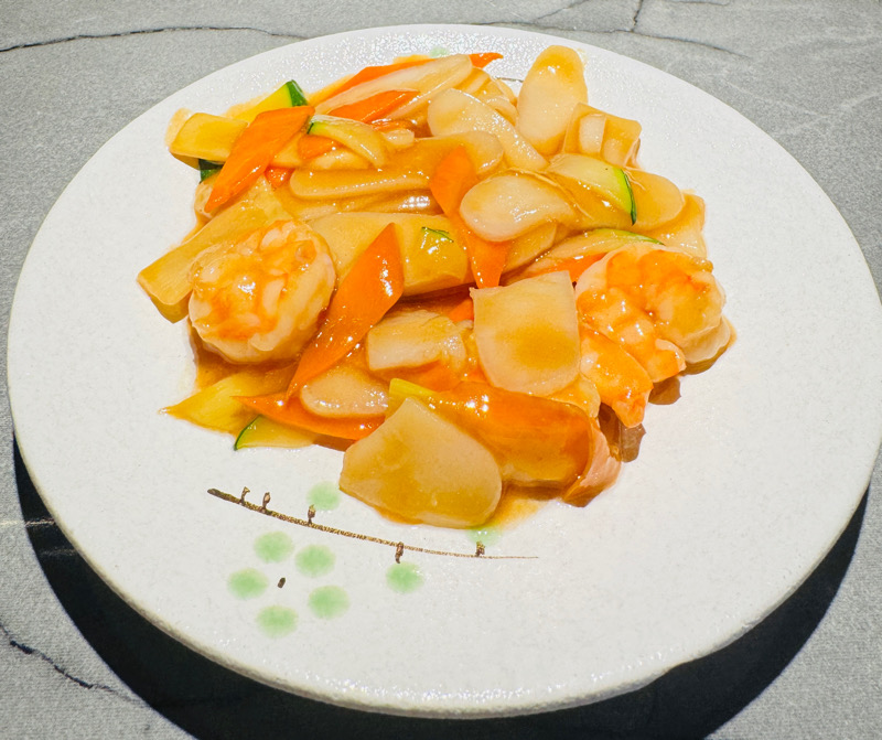 gnocchi di riso con gamberi