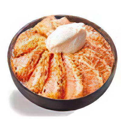 Chirashi Saumon tataki cheese, Shichimi épicé