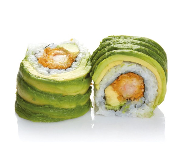 Avocat roll tempura