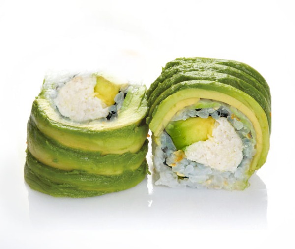 Avocat roll cheese