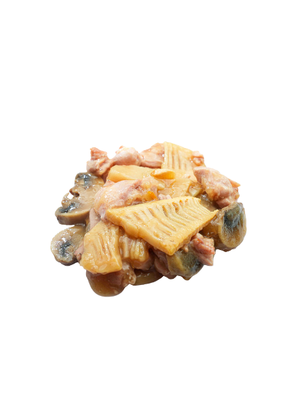 55. POLLO CON BAMBÙ E FUNGHI SHITAKE