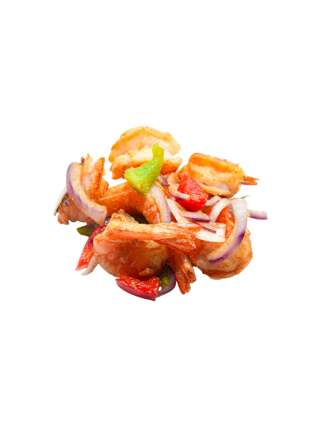 64. GAMBERETTI* IN WOK CON SALE E PEPE