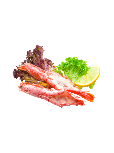 46. GAMBERI* ARGENTINI ALLA PIASTRA CON SALSA SATAY