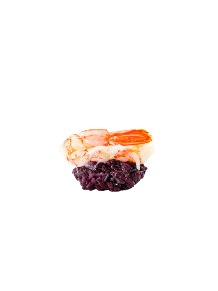 170. BLACK NIGIRI GAMBERO* CRUDO
